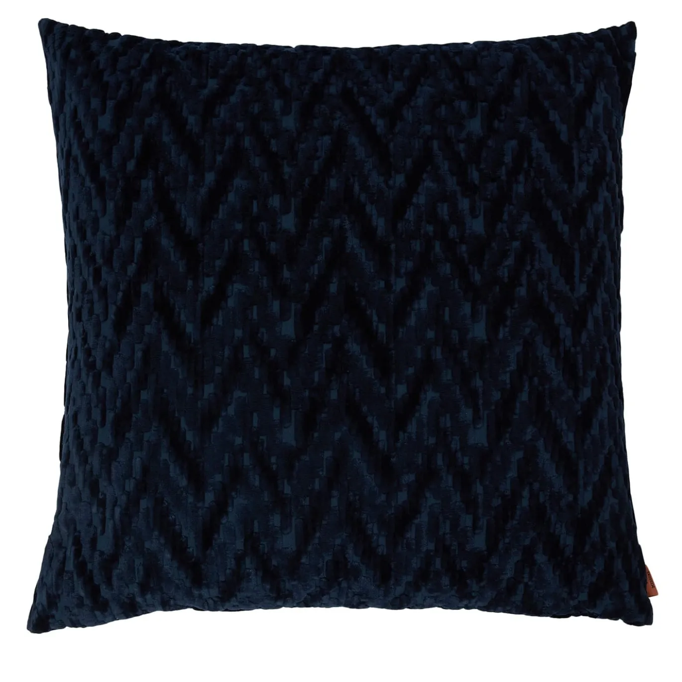 Cuscino Quadrato Fossile Blu Scuro