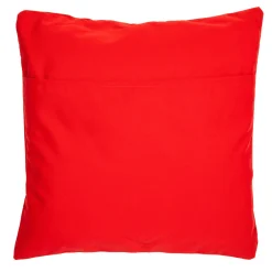 Cuscino quadrato per interni ed esterni Colores Cornice rosso in acrilico #1