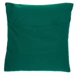 Cuscino quadrato per interni ed esterni Colores Striscia verde in acrilico