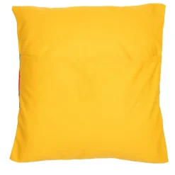 Cuscino quadrato per interni ed esterni Colores Striscia giallo in acrilico #1