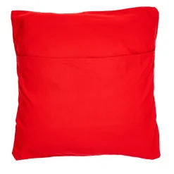Cuscino quadrato per interni ed esterni Colores Cornice rosso in acrilico #3
