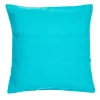 Cuscino quadrato per interni ed esterni Colores Cornice azzurro in acrilico