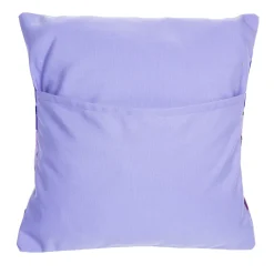 Cuscino quadrato per interni ed esterni Colores Striscia viola in acrilico