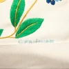 Cuscino quadrato Superior S in cotone con ricamo floreale