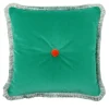 Cuscino Quadrato Verde POPHUG di Pistacchio&Caffé