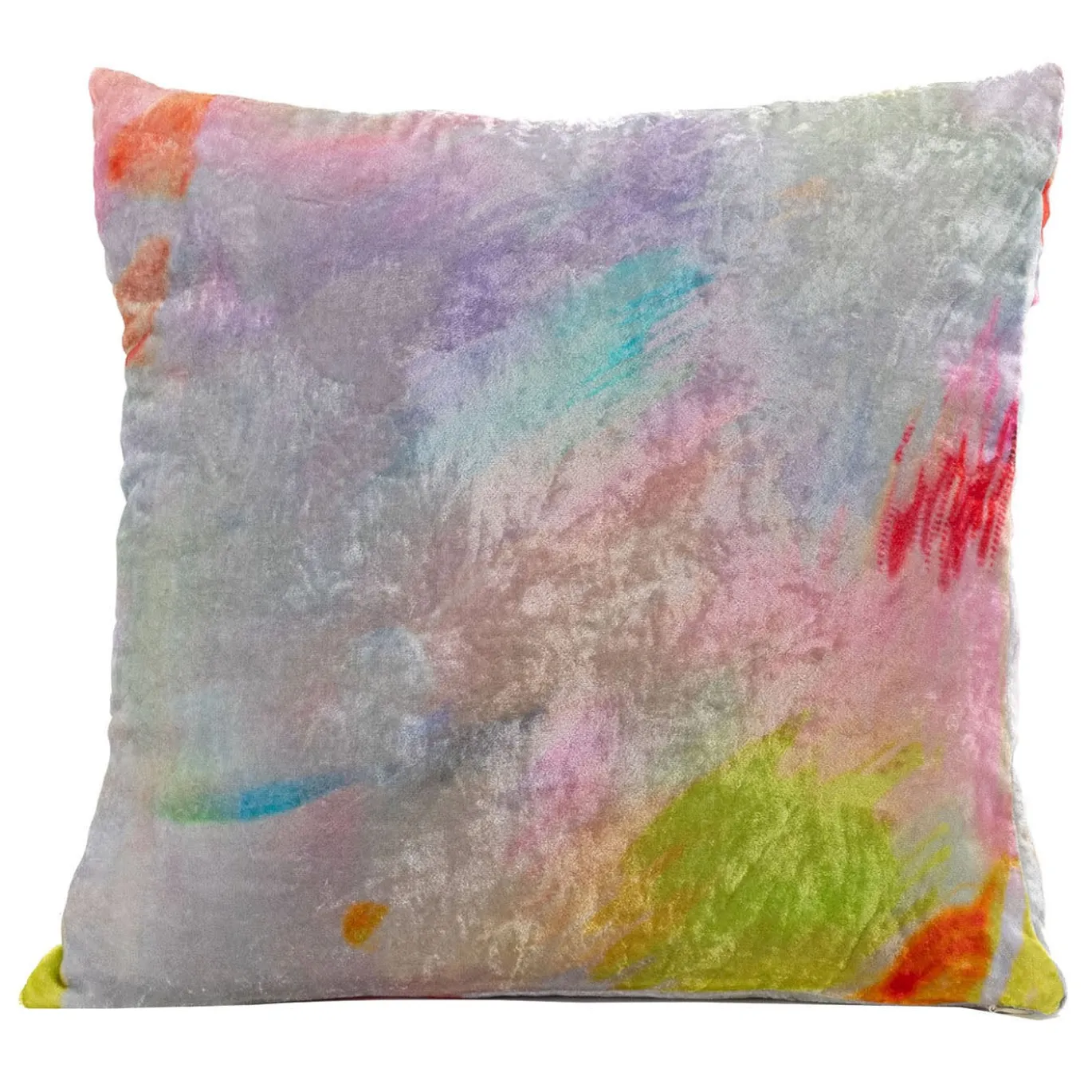 Cuscino Rainbow Dream in Velluto di Seta Multicolore di Coralla #2