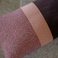 Cuscino Retangolare Terracotta Nastro