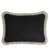 Cuscino rettangolare Artic Black in edizione limitata