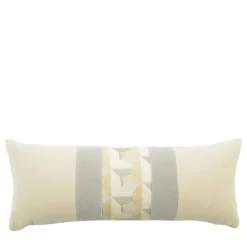 Cuscino rettangolare Nastro in tessuto jacquard geometrico