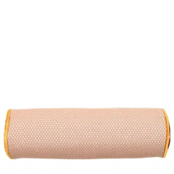Cuscino Rullo in tessuto jacquard falso unito