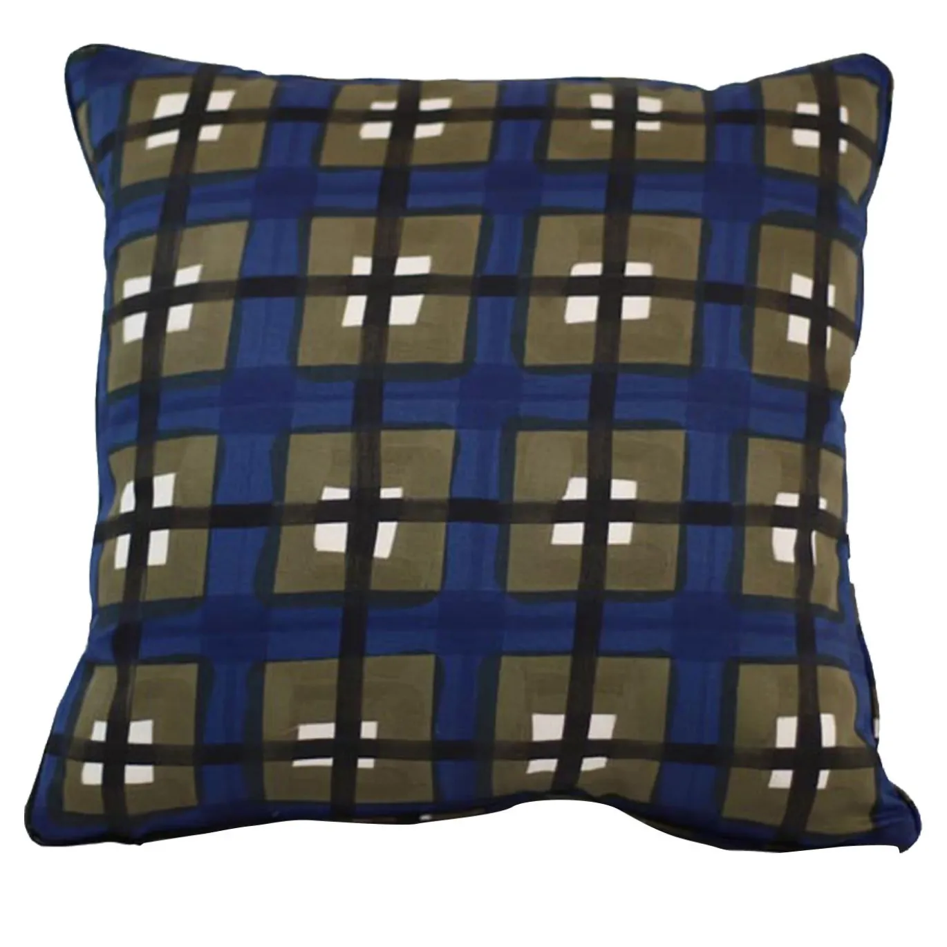 Cuscino Scozzesone Blu