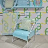Cuscino Signature in lana e cashmere color menta