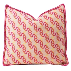 Cuscino Signature In Lana e Cashmere Ciliegia