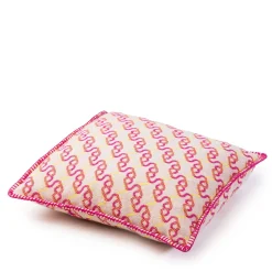 Cuscino Signature In Lana e Cashmere Ciliegia