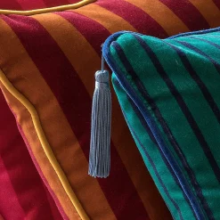 Cuscino Sweet Pillow rettangolare a righe verde acqua