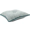 Cuscino Tiffany Carré in tessuto jacquard floreale