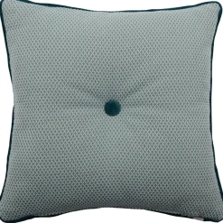 Cuscino Tiffany Carré in tessuto jacquard floreale