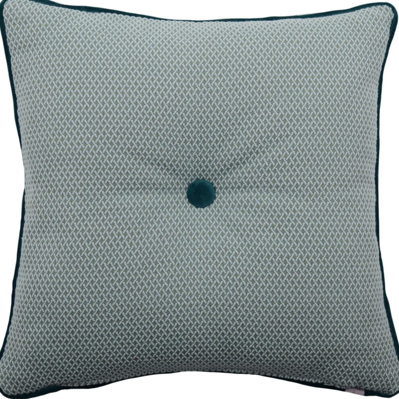 Cuscino Tiffany Carré in tessuto jacquard floreale