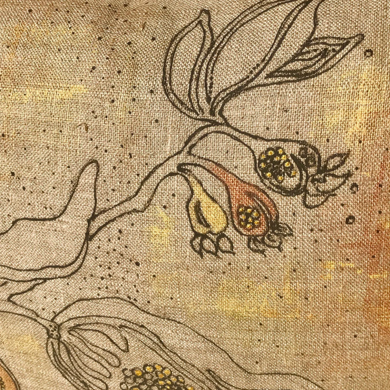 Cuscino Uccelli e Fiori 011