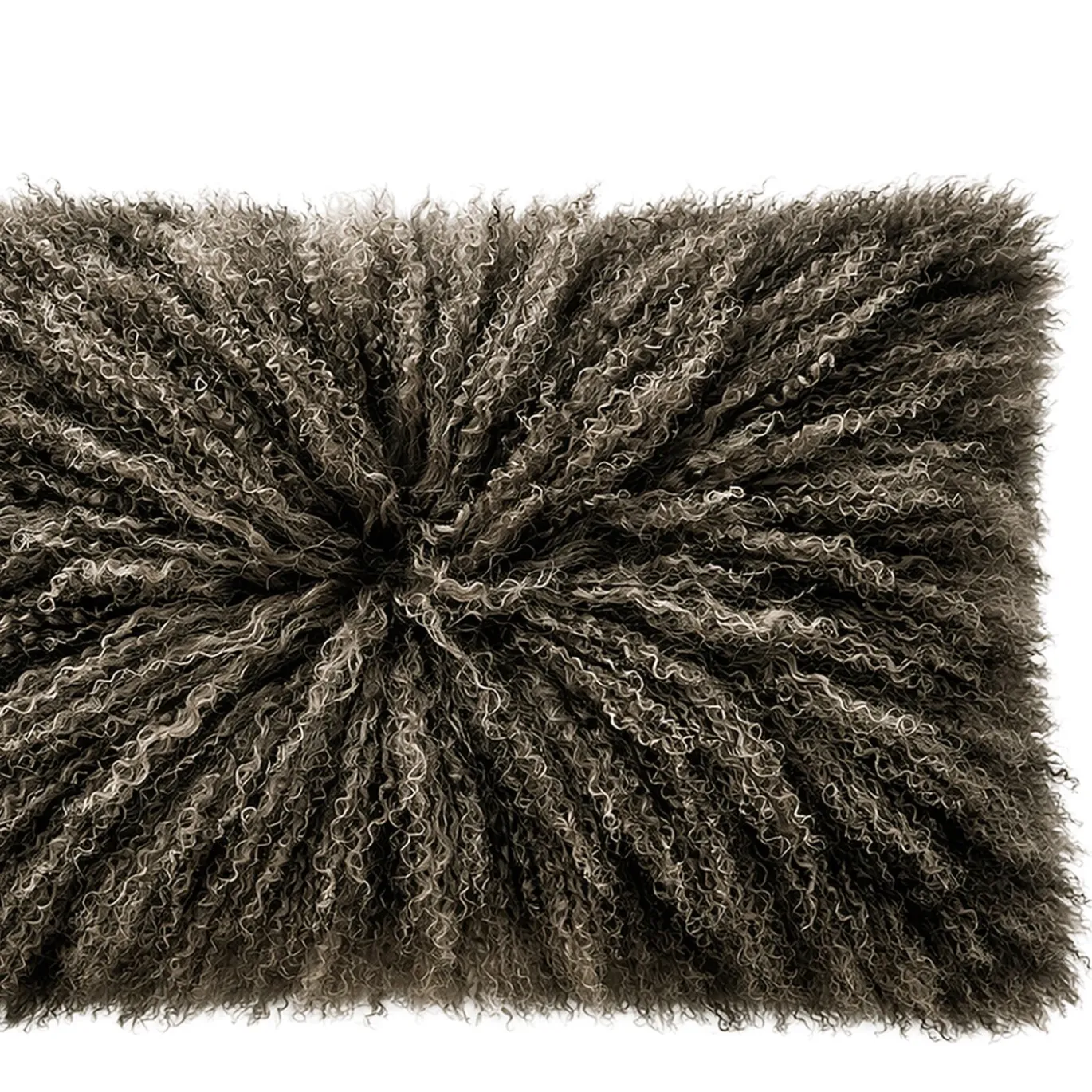 Cuscino Velum in lana di agnello mongolo Wilde Moss