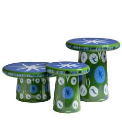 Danza T-Table Maxi Tavolino in ceramica verde di Jaime Hayon