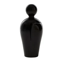 DA Scultura Decorativa in Ceramica Nera (H 60 cm | 23.6")