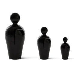 DA Scultura Decorativa in Ceramica Nera (H 60 cm | 23.6