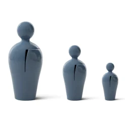 DA Scultura Decorativa in Ceramica Azzurro Chiaro (H 90 cm | 35.4")