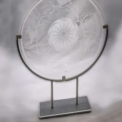 Disco/scultura di uccelli