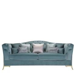 Divano a 3 posti Nefele Peacock Blue