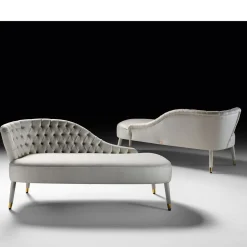 Divano asimmetrico grigio Penelope