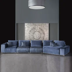 Divano blu modulare Zeno #2
