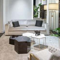 Divano Brera ED/20 734 in velluto beige