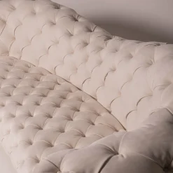 Divano capitonnè Nuvola bianco panna