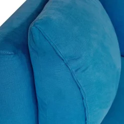Divano Casquet Mini in blu pavone