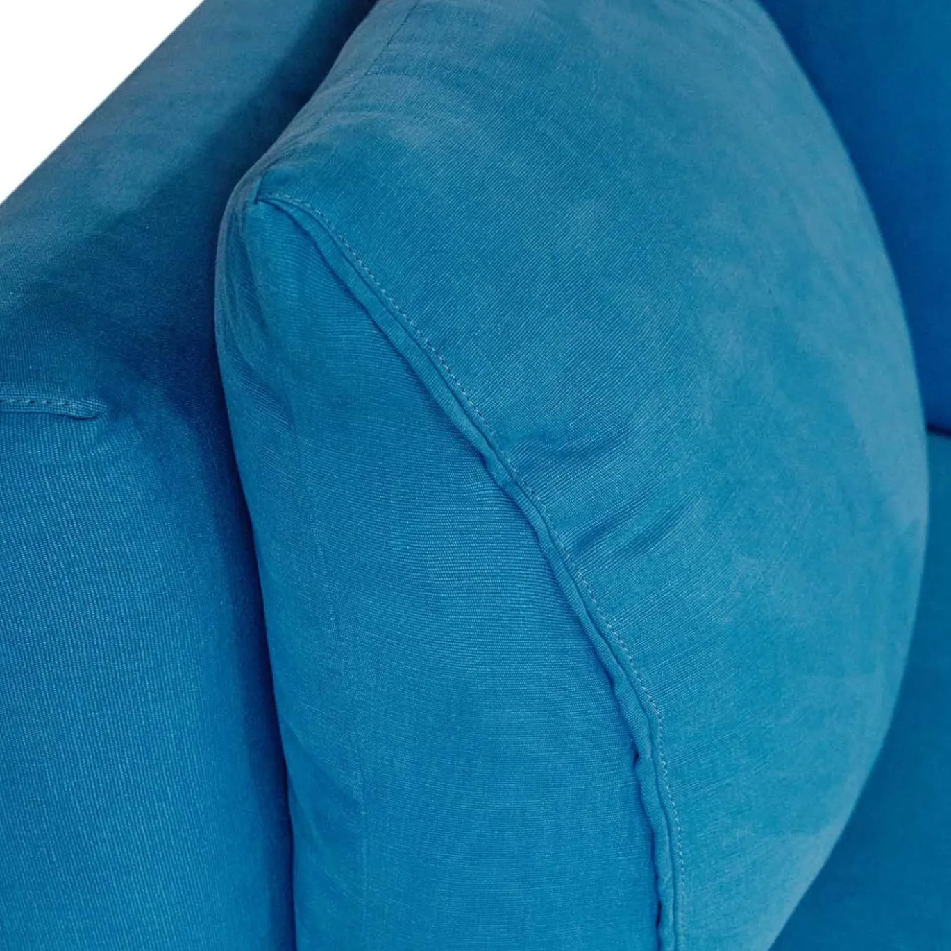 Divano Casquet Mini in blu pavone