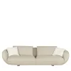 Divano Chantal Beige con imbottitura in piuma