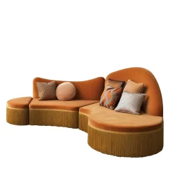 Divano componibile a 3 pezzi Wave Orange #2