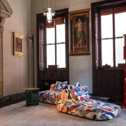 Divano con Chaise Longue Slope Multicolore