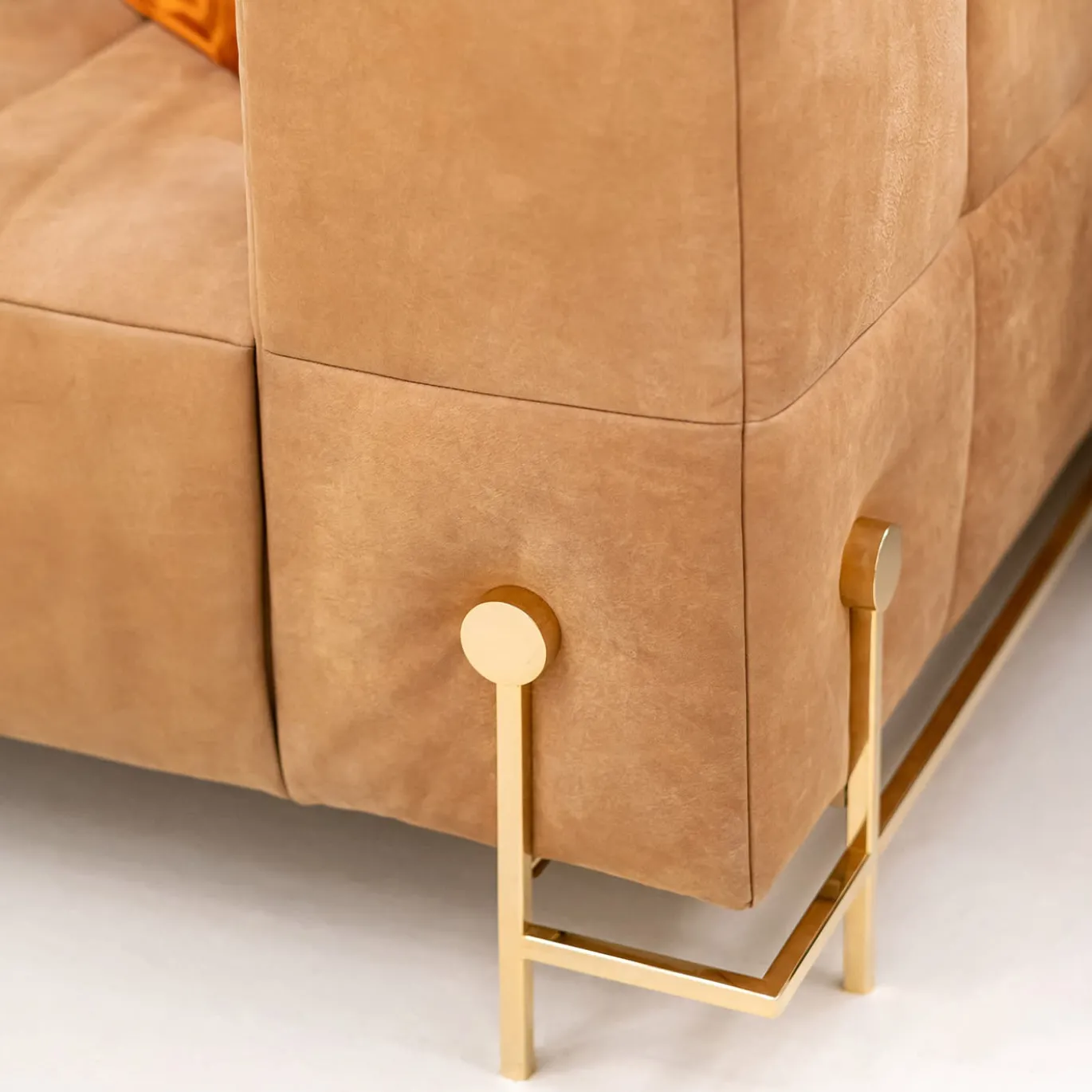 Divano Contemporaneo Arancione