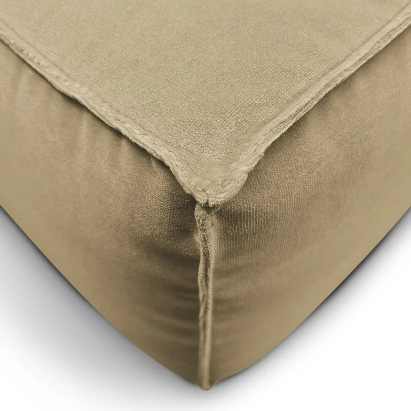 Divano Docker in velluto beige