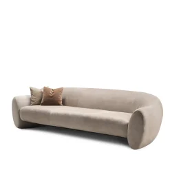 Divano Elephant 3 posti beige di Stefano Giovannoni