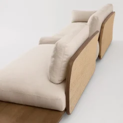 Divano Ellipse White a 3 moduli di Chiara Andreatti
