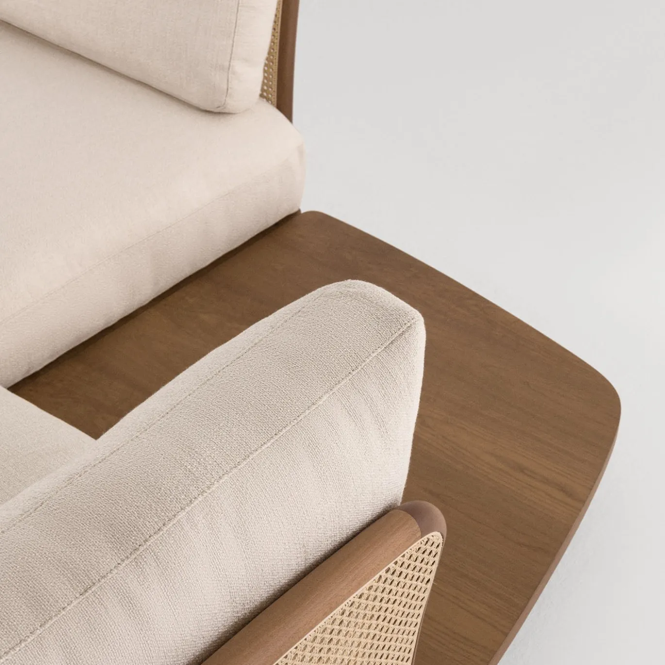 Divano Ellipse White a 3 moduli di Chiara Andreatti