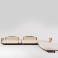 Divano Ellipse White a 3 moduli di Chiara Andreatti