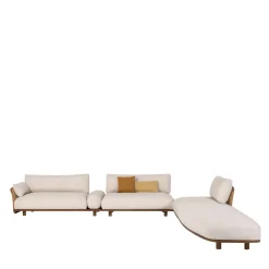 Divano Ellipse White a 3 moduli di Chiara Andreatti