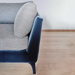 Divano Eva Bio in Velluto Blu
