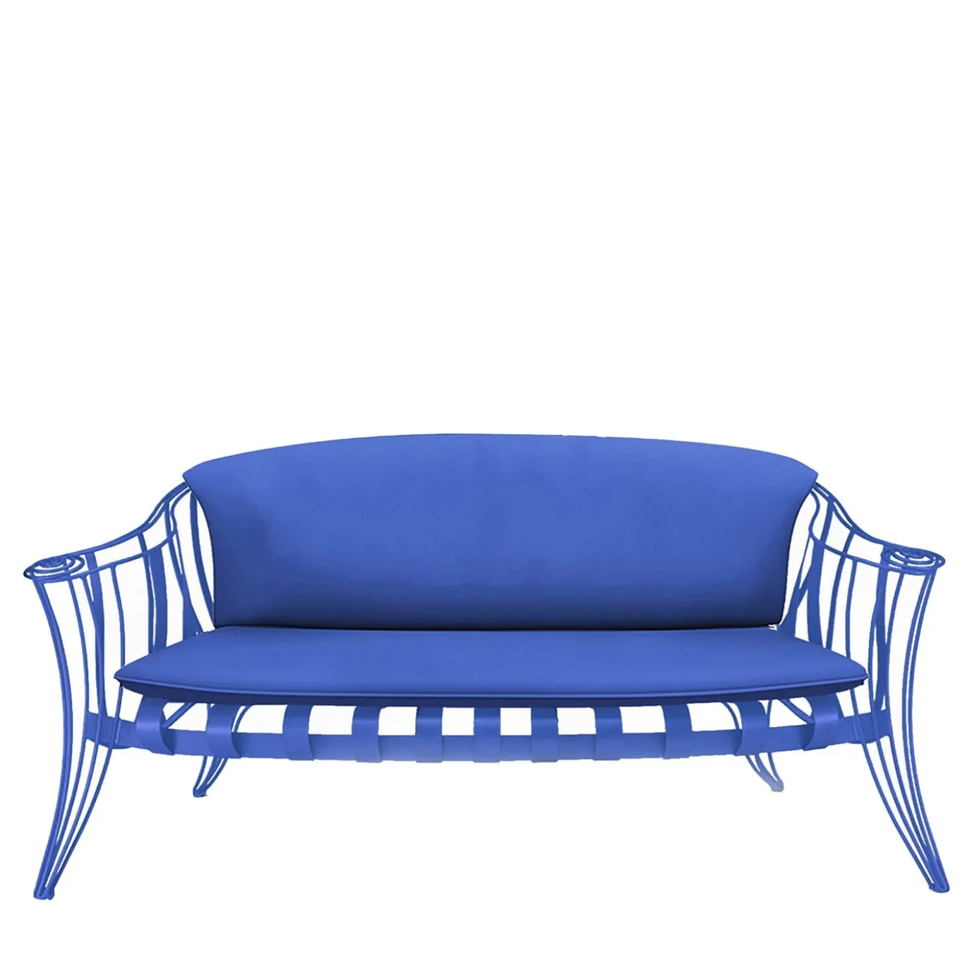 Divano Garden blu di Carlo Rampazzi