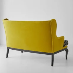 Divano giallo a 2 posti Lemonade