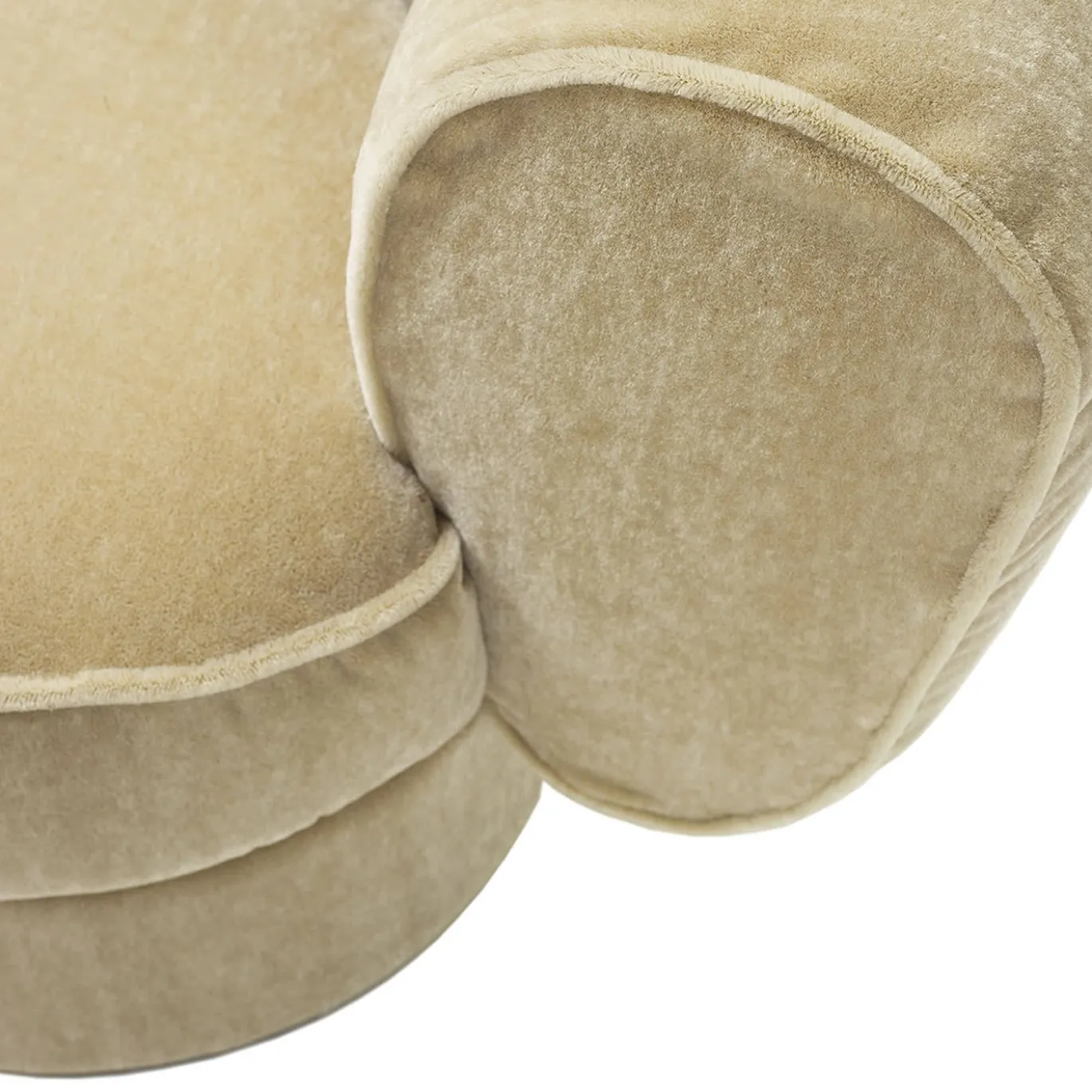 Divano Grace a quattro posti in tessuto beige di Studio 63